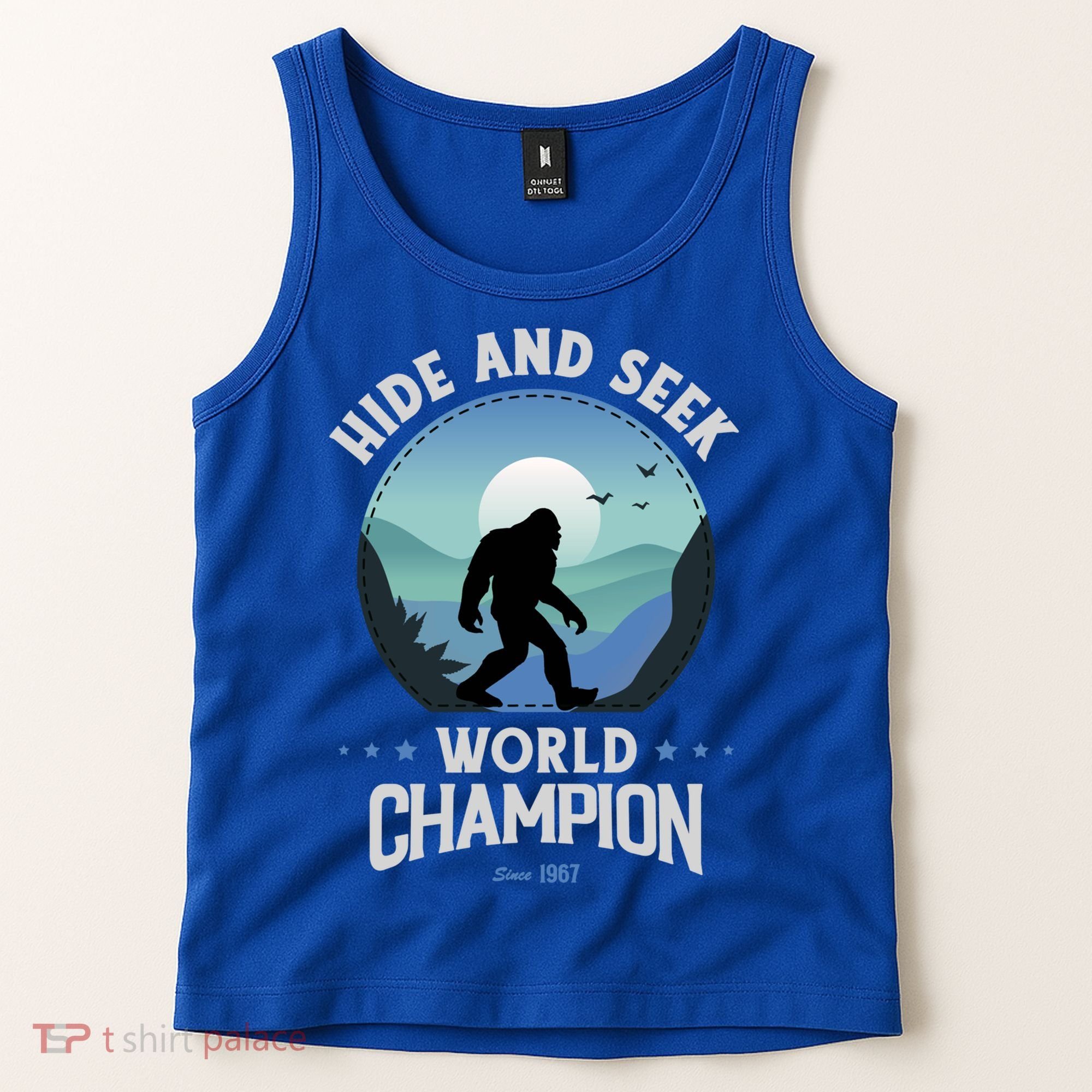 Bigfoogift Hide And Seek Bigfoot Hide And Seek Champion Cool Gift Tank Top