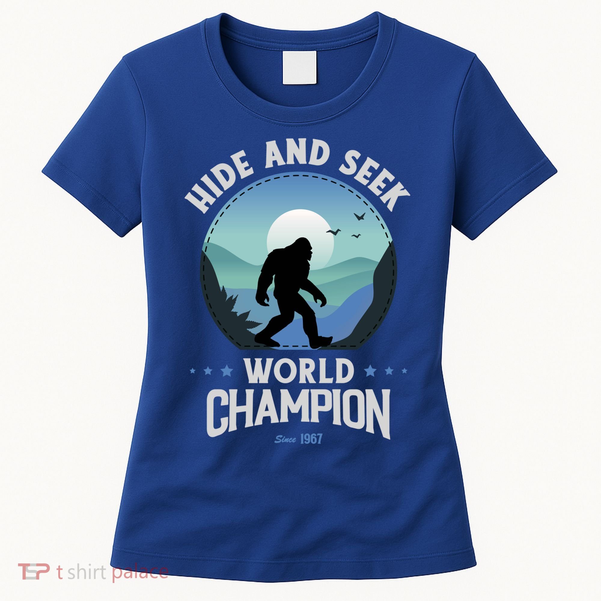 Bigfoogift Hide And Seek Bigfoot Hide And Seek Champion Cool Gift Women's T-Shirt