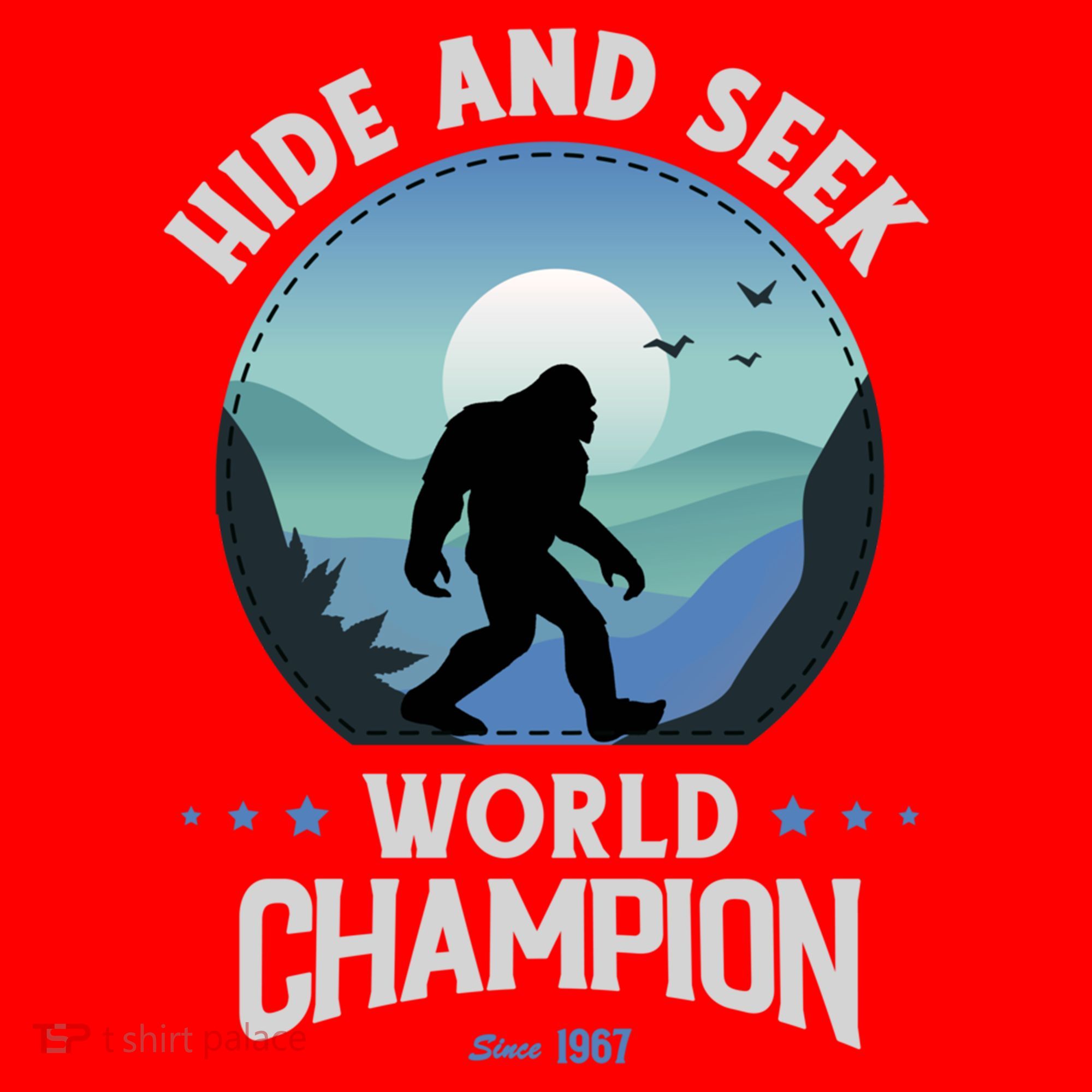 Bigfoogift Hide And Seek Bigfoot Hide And Seek Champion Cool Gift Santa Hat