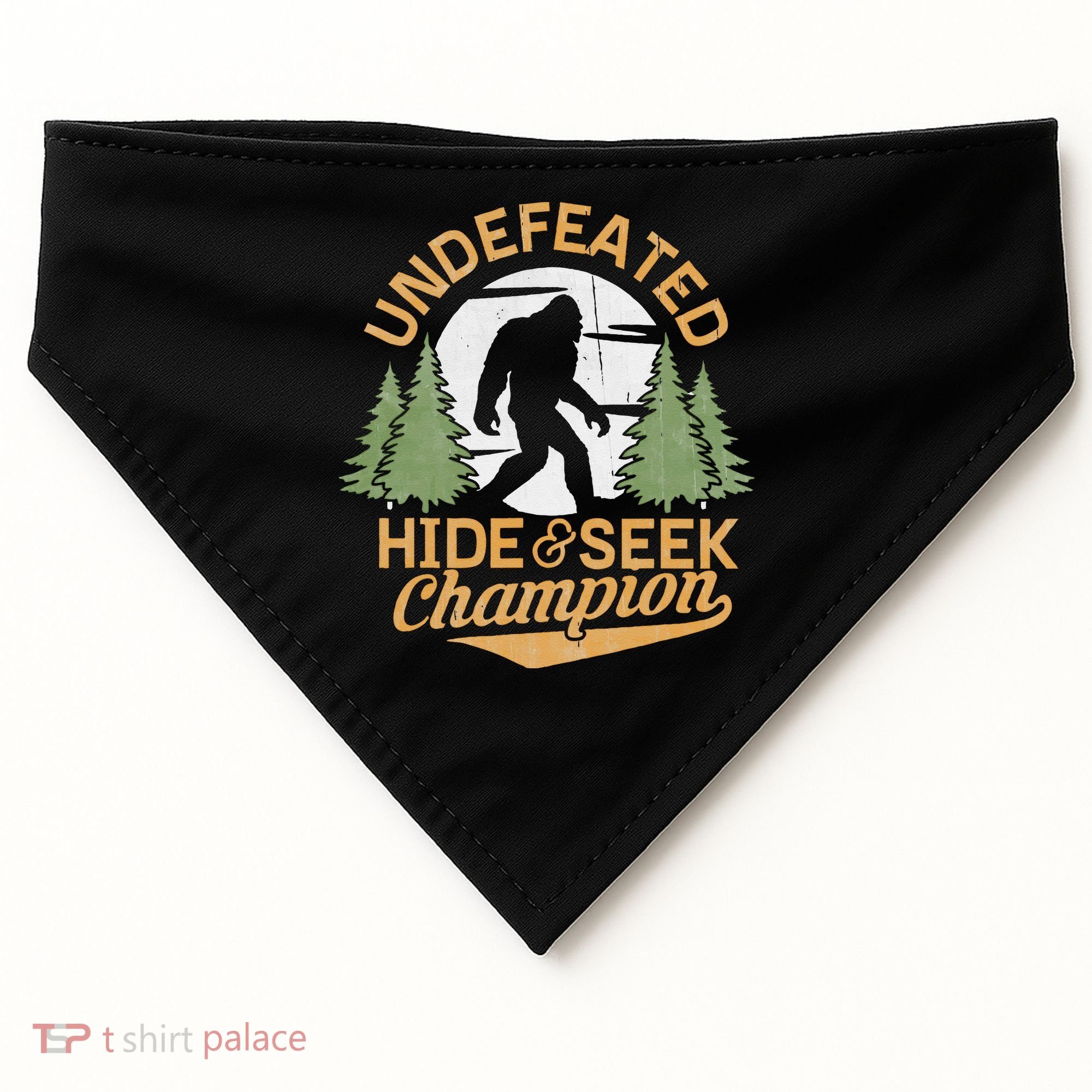 Bigfoot Hide And Seek Champion Sasquatch Stuff USA-Made Doggie Bandana