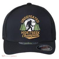 Bigfoot Hide And Seek Champion Sasquatch Stuff Flexfit Unipanel Trucker Cap thumb 0