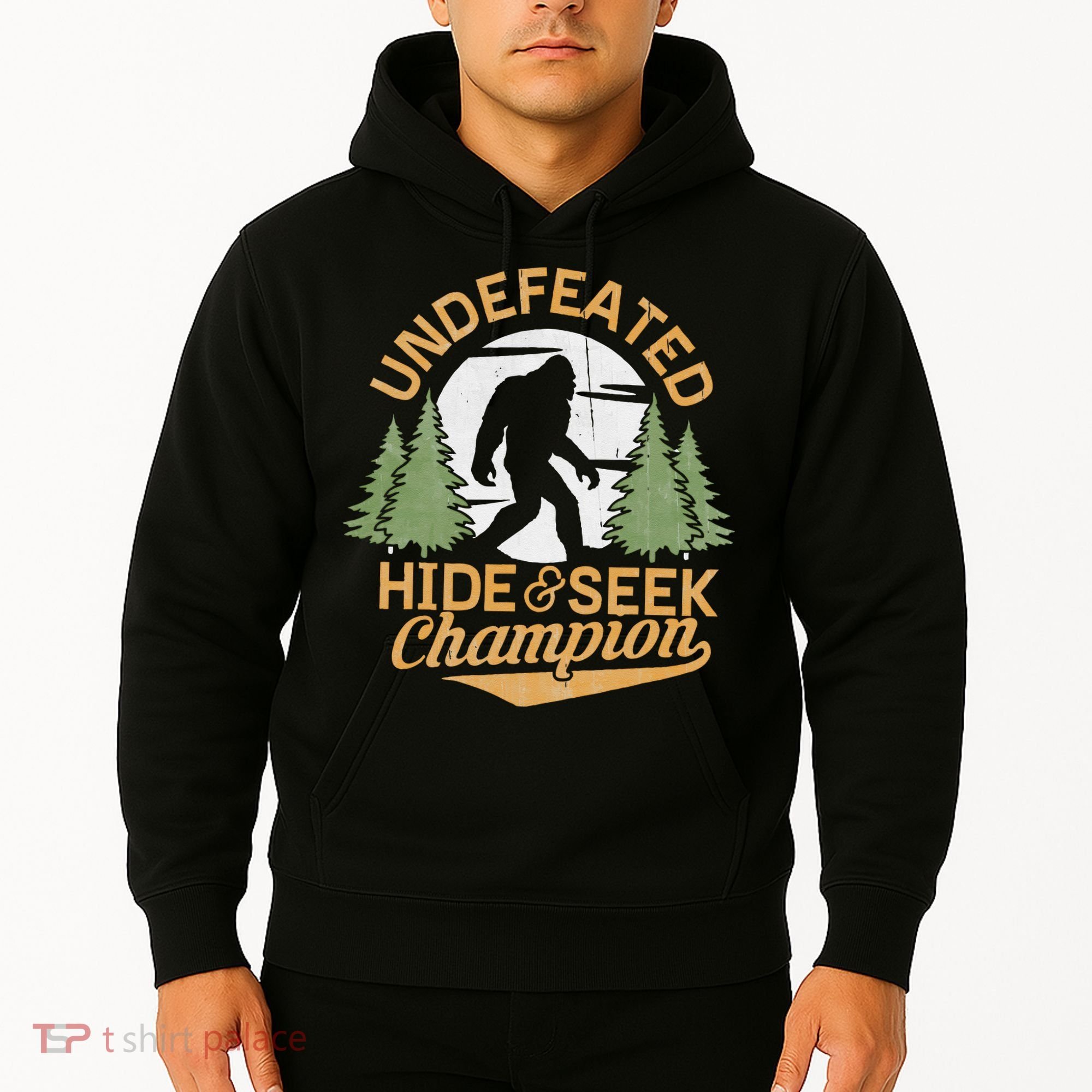 Bigfoot Hide And Seek Champion Sasquatch Stuff Hoodie