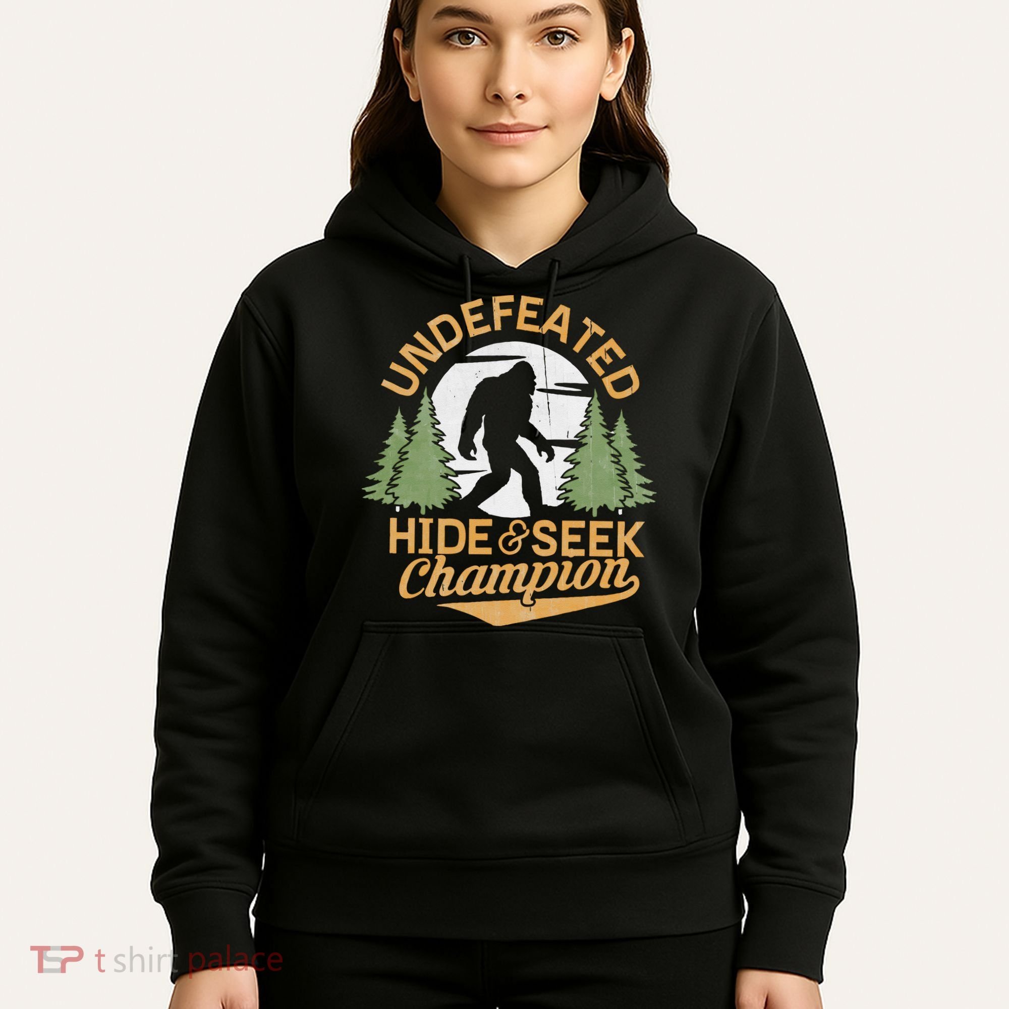 Bigfoot Hide And Seek Champion Sasquatch Stuff Hoodie