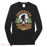 Bigfoot Hide And Seek Champion Sasquatch Stuff Long Sleeve Shirt thumb 0