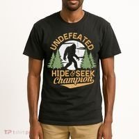 Bigfoot Hide And Seek Champion Sasquatch Stuff Tall T-Shirt thumb 2