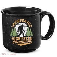 Bigfoot Hide And Seek Champion Sasquatch Stuff 15oz Campfire Ceramic Mug thumb 0