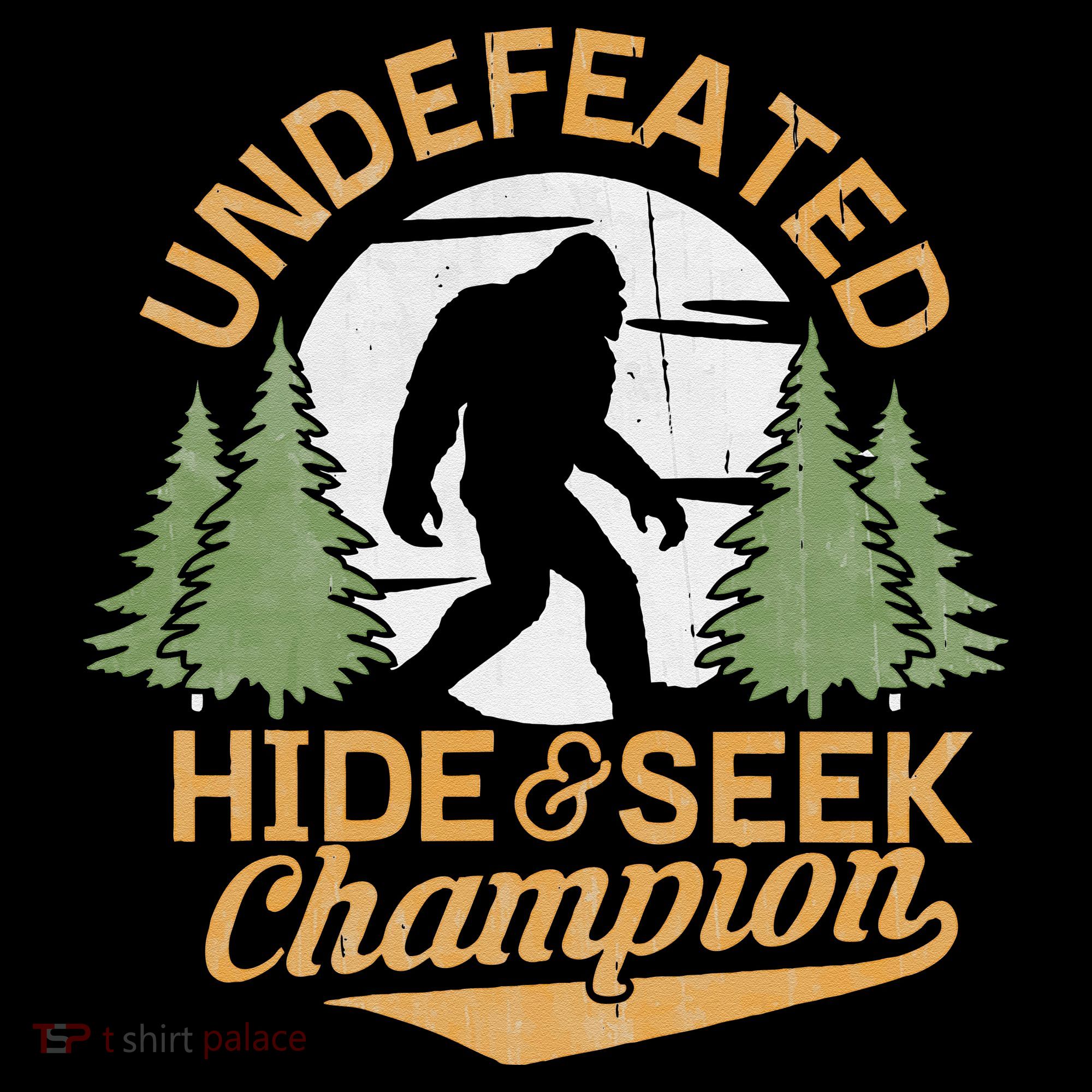 Bigfoot Hide And Seek Champion Sasquatch Stuff Women's Hoodie