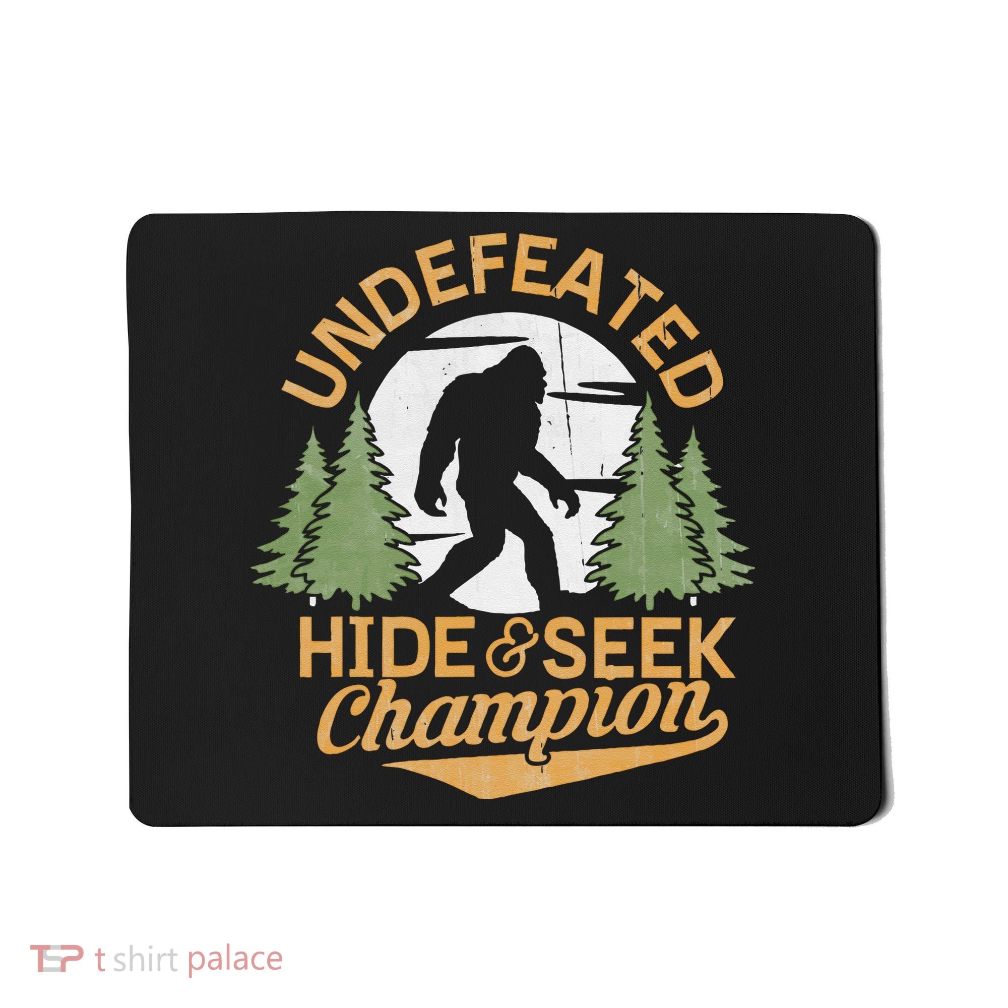 Bigfoot Hide And Seek Champion Sasquatch Stuff Mousepad