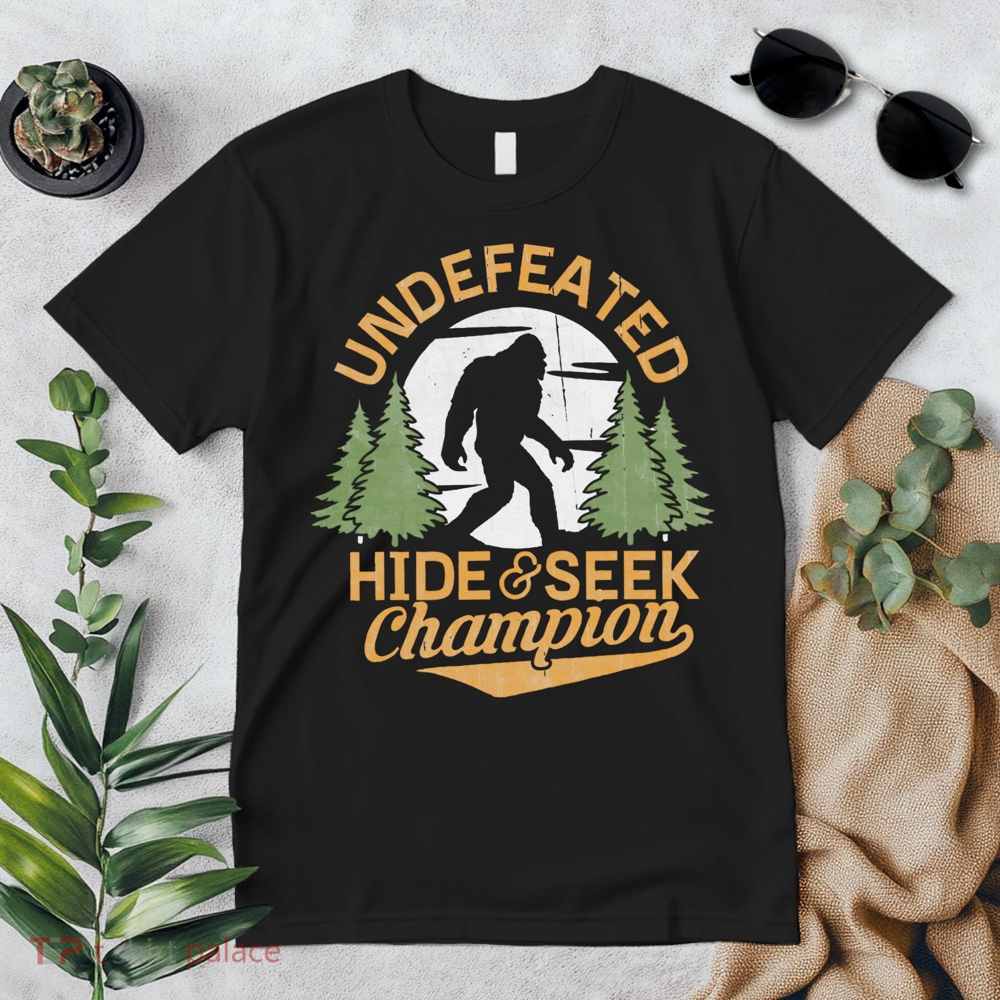 Bigfoot Hide And Seek Champion Sasquatch Stuff Premium T-Shirt