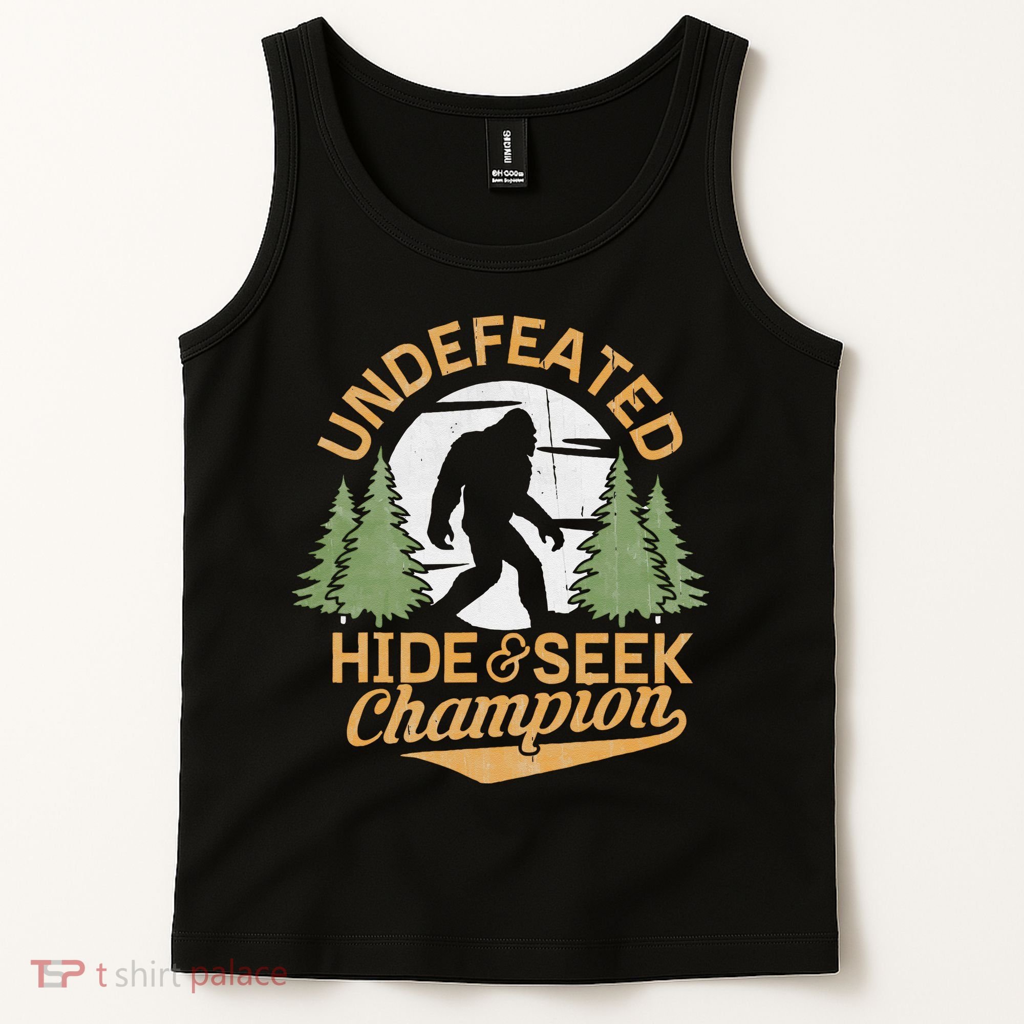 Bigfoot Hide And Seek Champion Sasquatch Stuff Tank Top