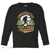 Bigfoot Hide And Seek Champion Sasquatch Stuff Toddler Long Sleeve Shirt thumb 0