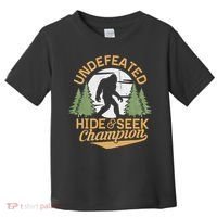Bigfoot Hide And Seek Champion Sasquatch Stuff Toddler T-Shirt thumb 0