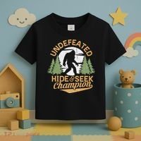 Bigfoot Hide And Seek Champion Sasquatch Stuff Toddler T-Shirt thumb 3