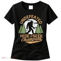 Bigfoot Hide And Seek Champion Sasquatch Stuff Women's T-Shirt thumb 0