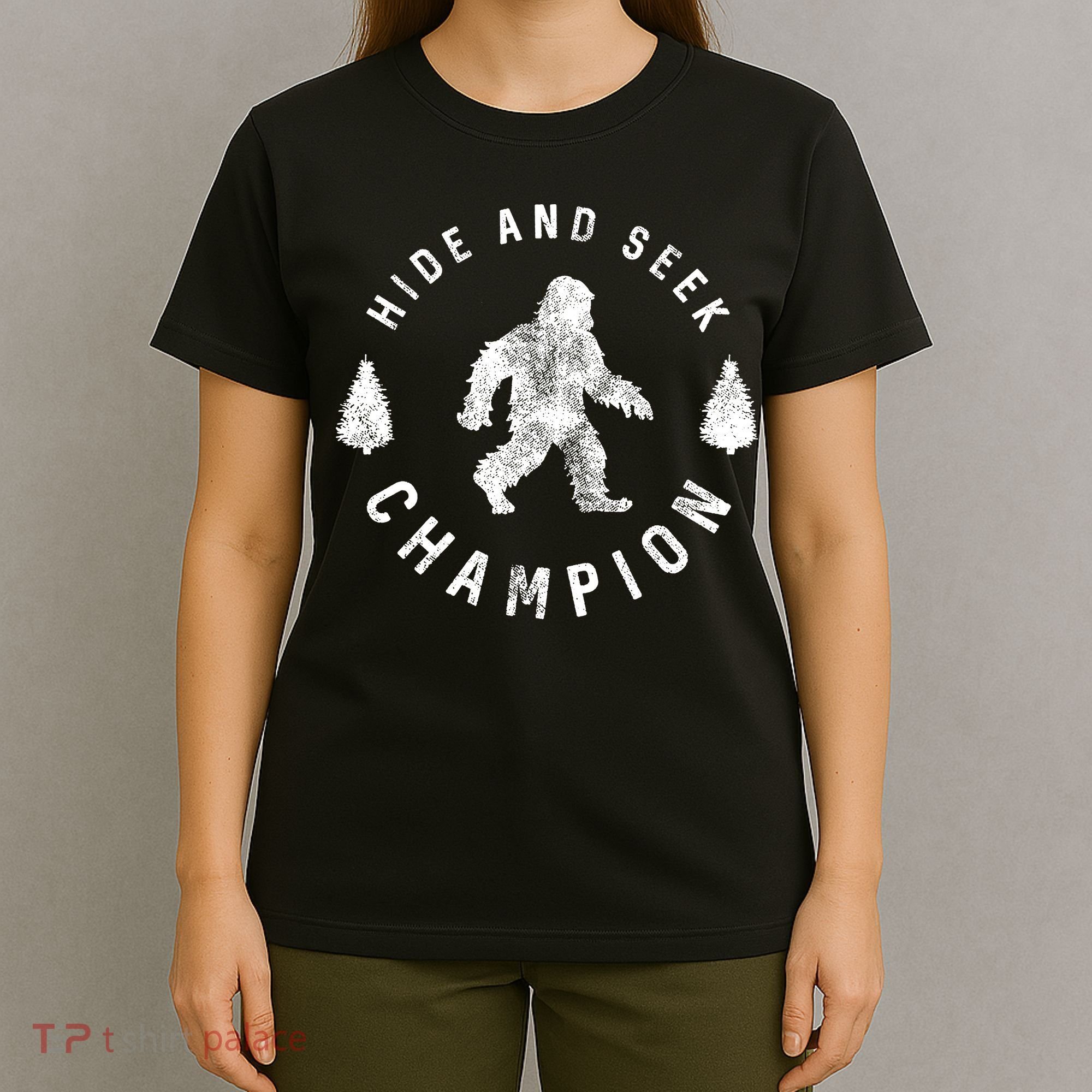 Bigfoot Hide And Seek Champion T-Shirt