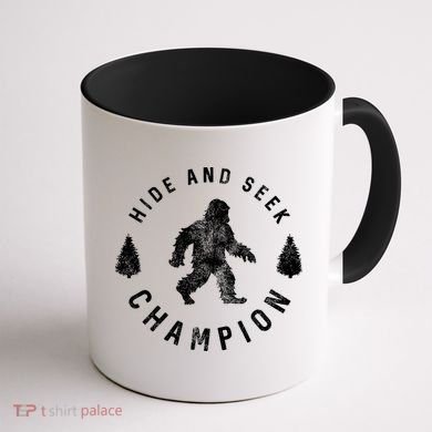 Bigfoot Hide And Seek Champion Coffee Mug back