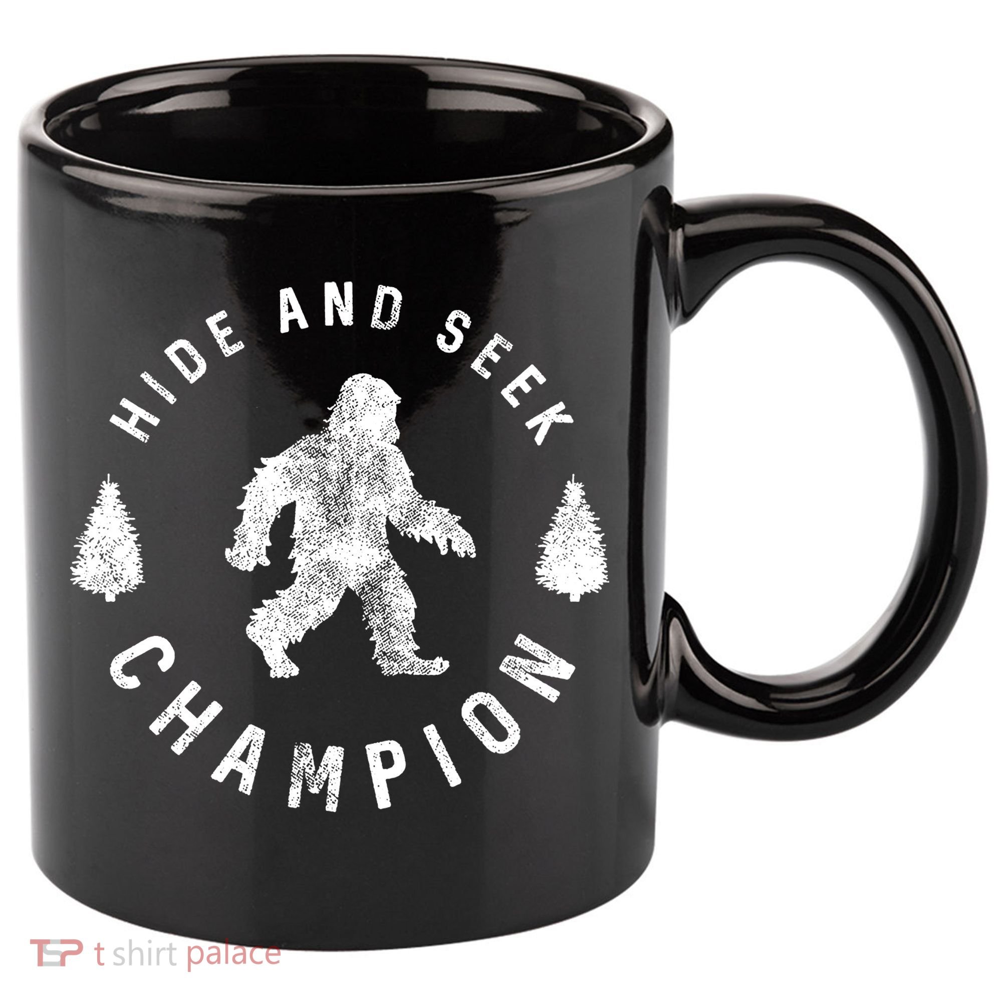 Bigfoot Hide And Seek Champion 11oz C Handle Ceramic Mug