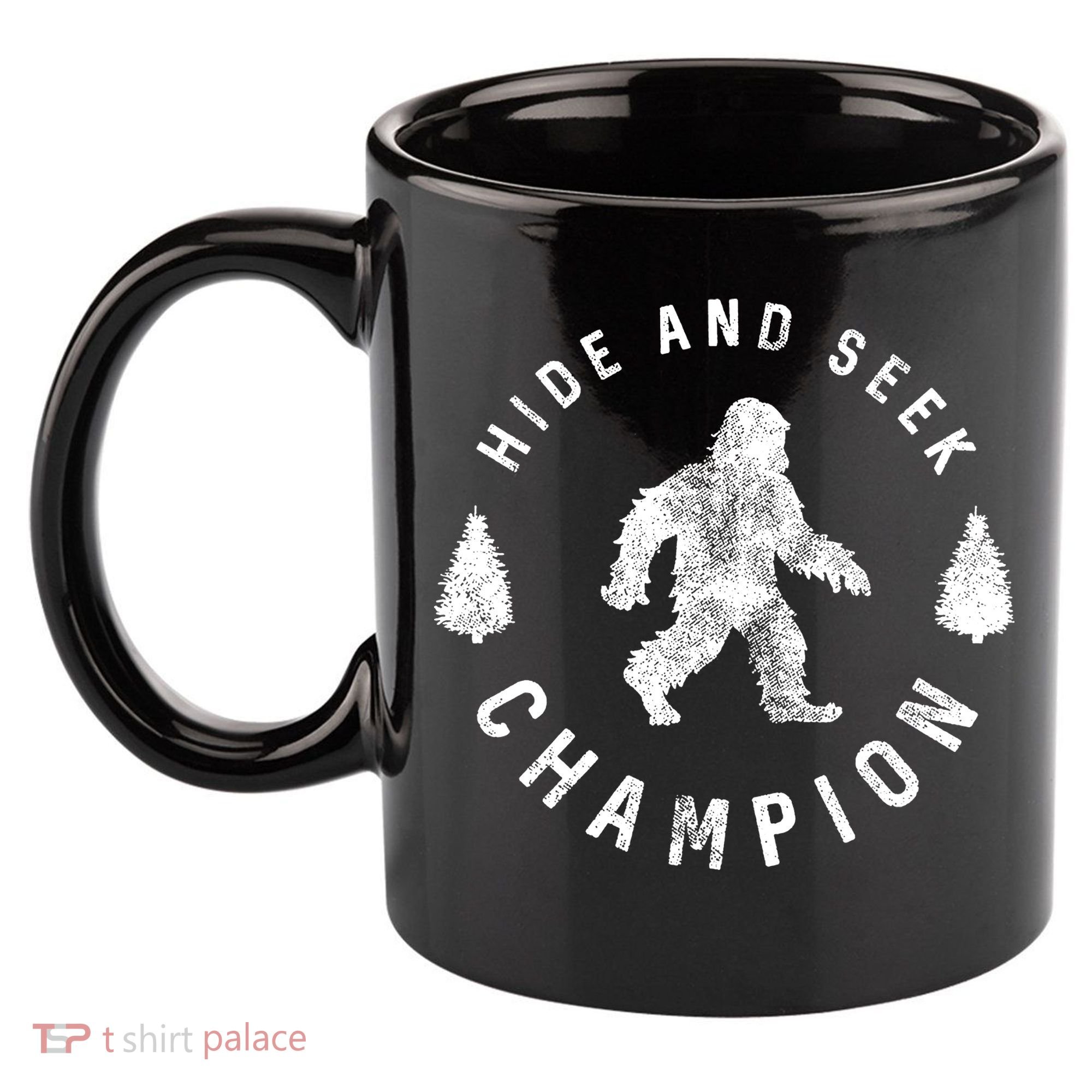 Bigfoot Hide And Seek Champion 11oz C Handle Ceramic Mug