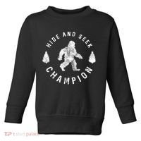 Bigfoot Hide And Seek Champion Toddler Sweatshirt thumb 0