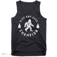 Bigfoot Hide And Seek Champion Tank Top thumb 0