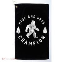 Bigfoot Hide And Seek Champion Golf Towel thumb 0