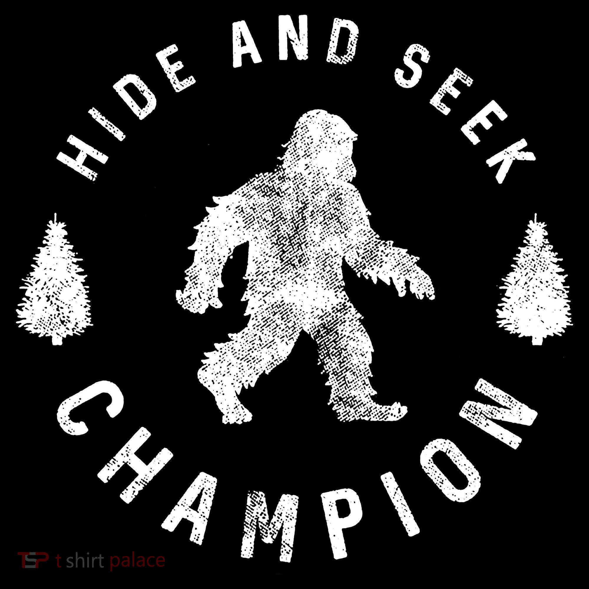 Bigfoot Hide And Seek Champion Kids Sweatshirt