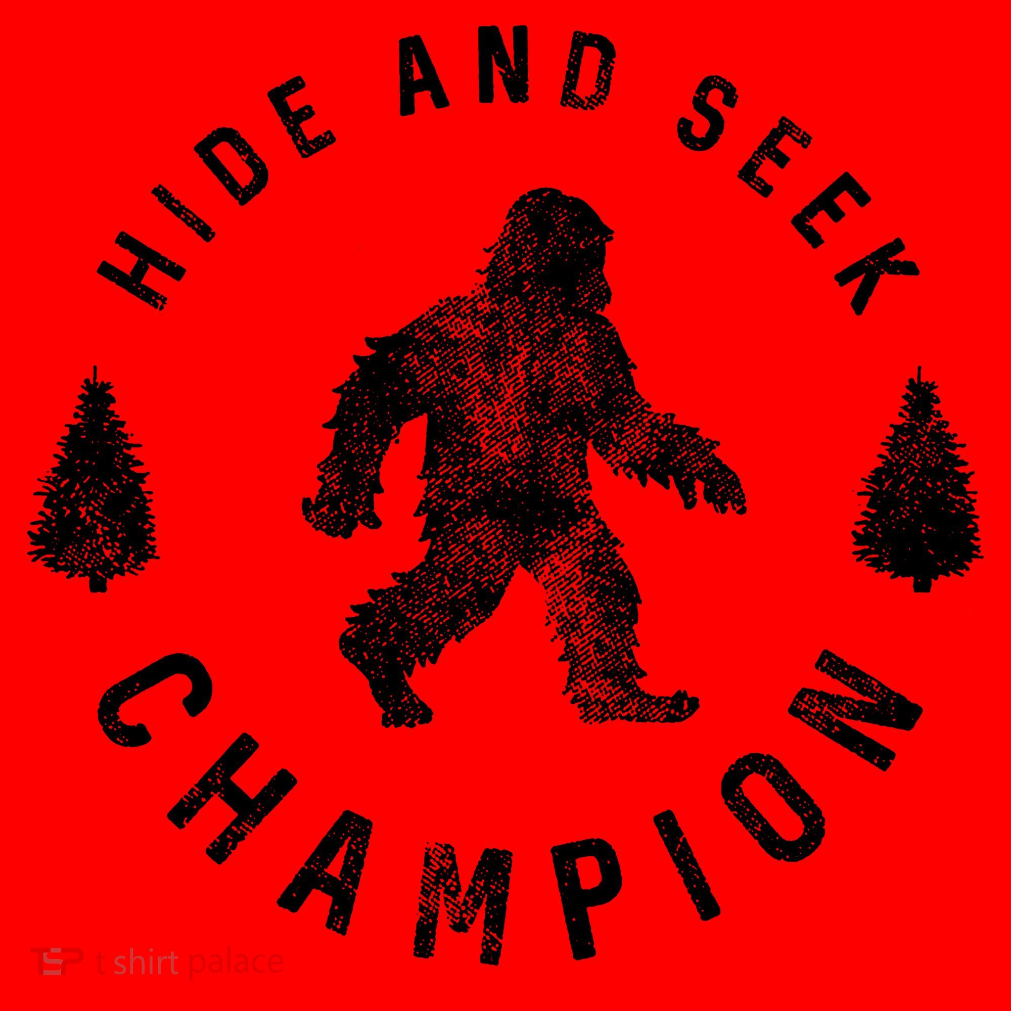 Bigfoot Hide And Seek Champion Santa Hat