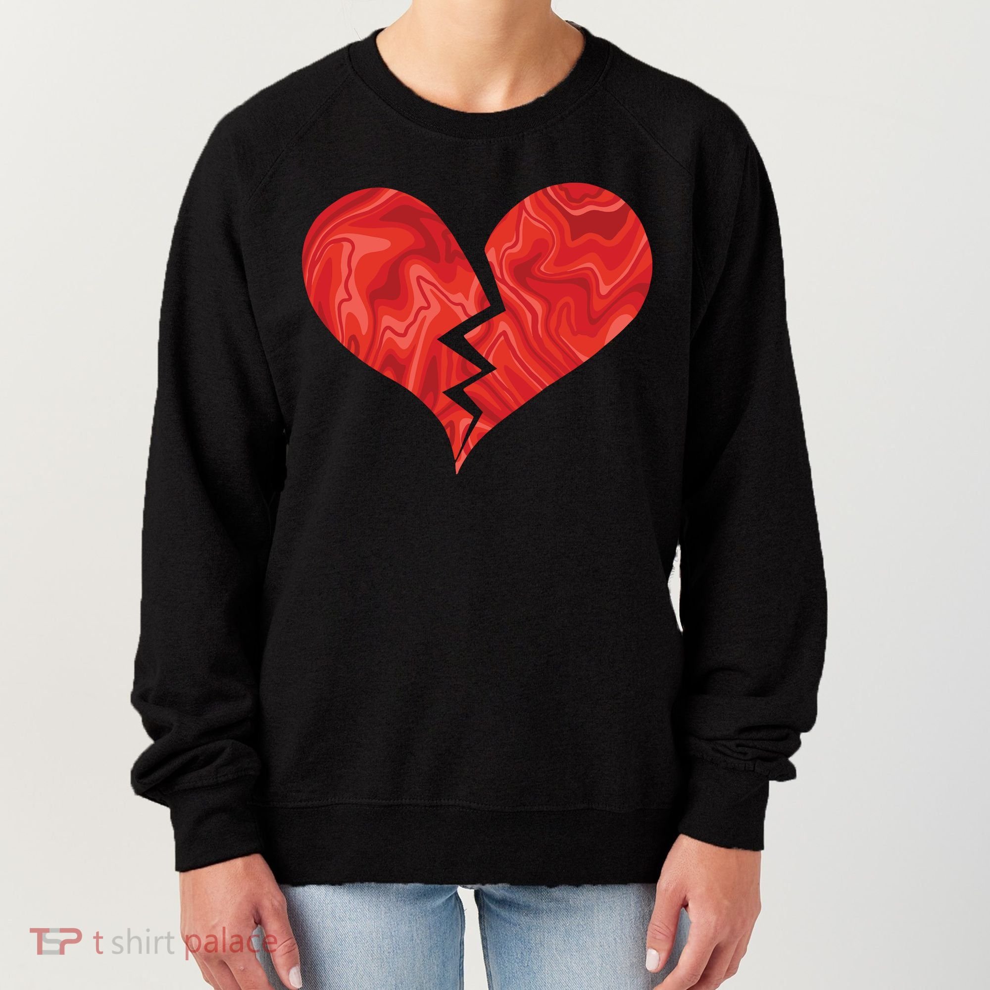 Broken Heart Anti Valentine Women's Sweatshirt