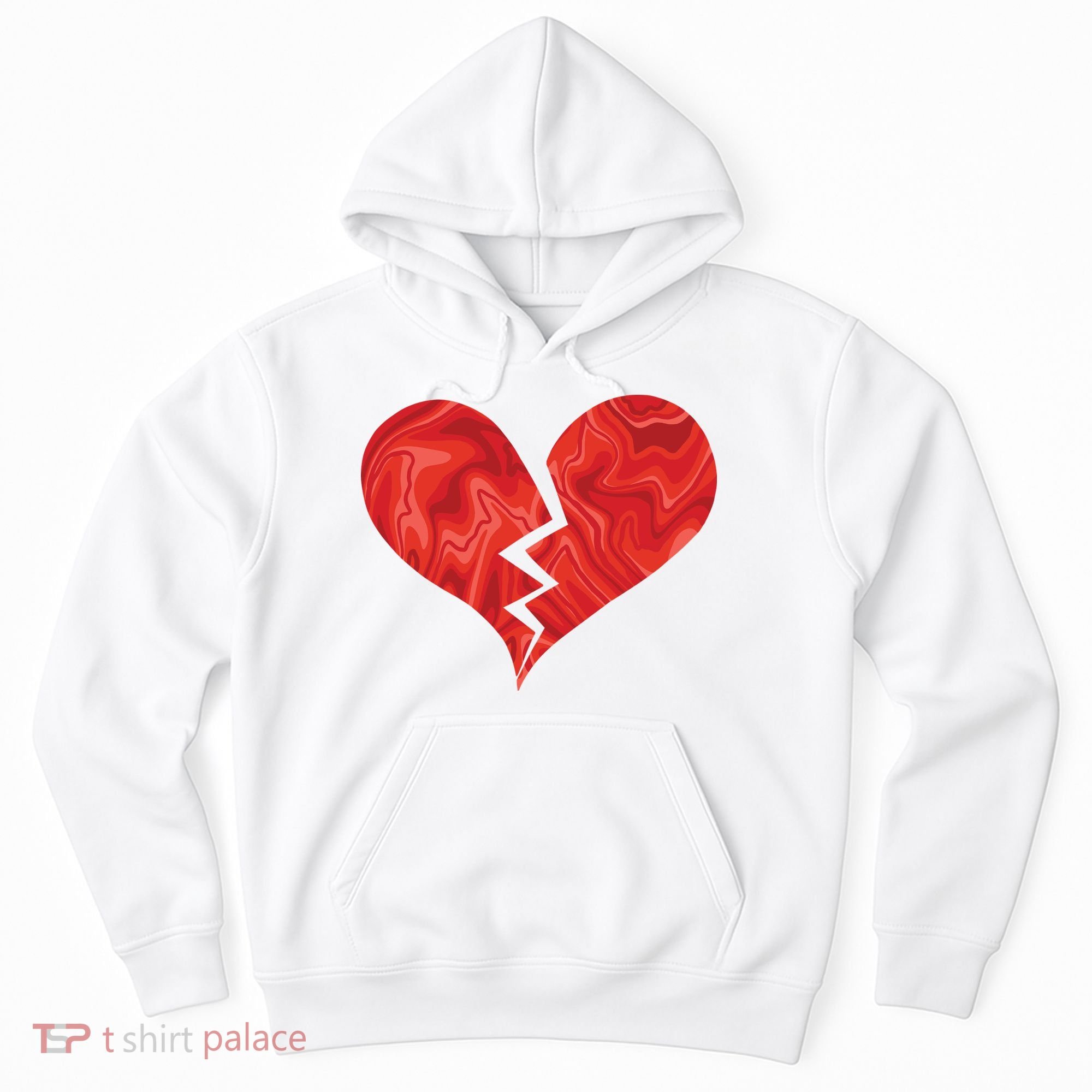 Broken Heart Anti Valentine Hoodie