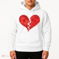 Broken Heart Anti Valentine Hoodie thumb 2