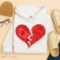 Broken Heart Anti Valentine Hoodie thumb 4