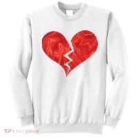 Broken Heart Anti Valentine Sweatshirt thumb 0