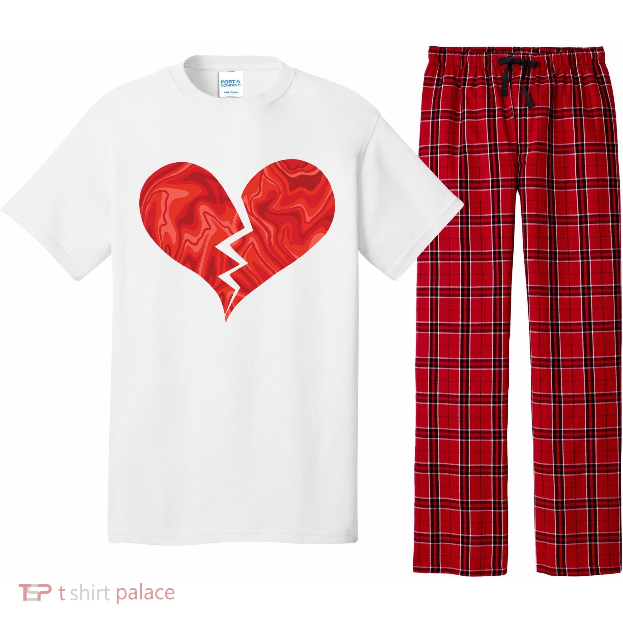 Broken Heart Anti Valentine Pajama Set