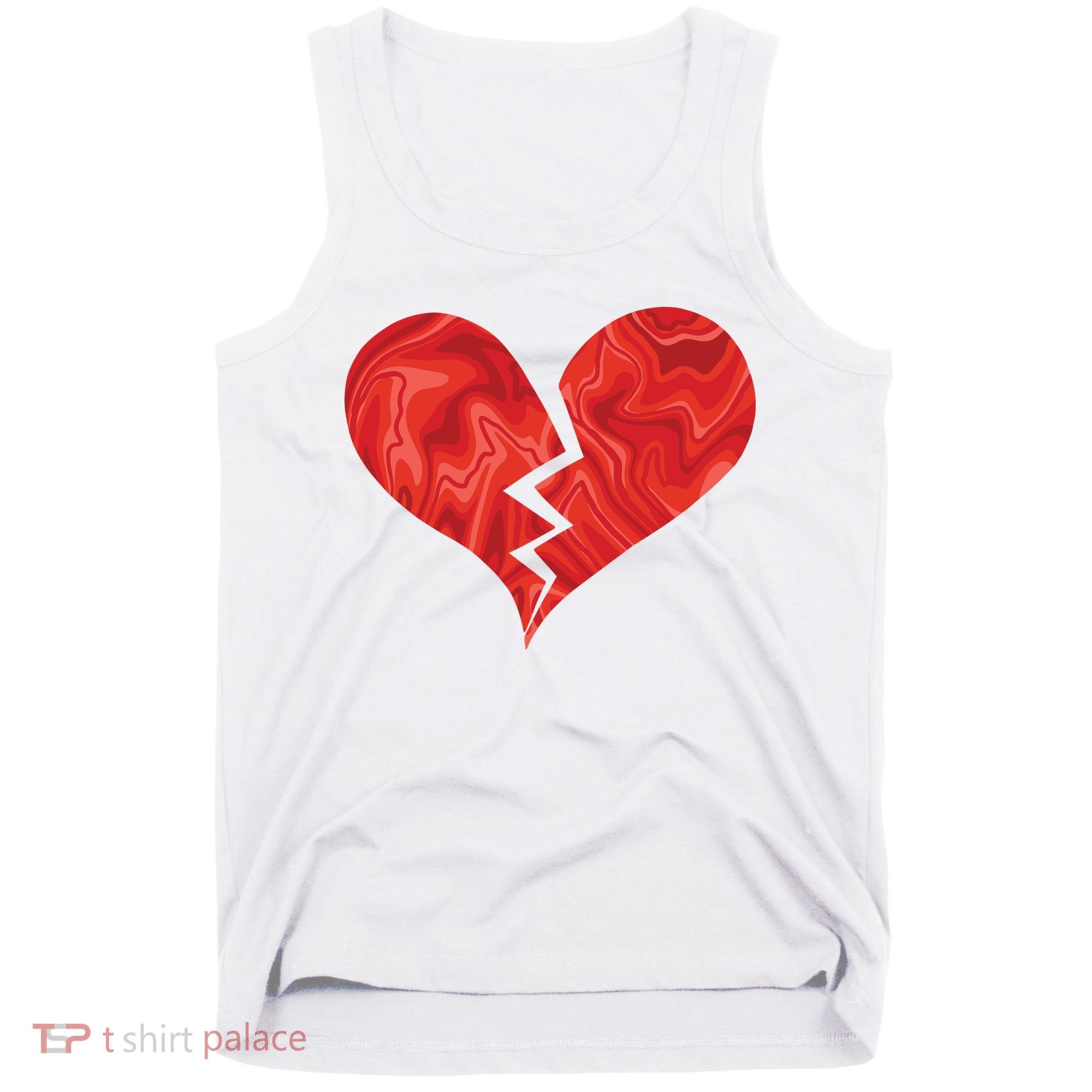 Broken Heart Anti Valentine Tank Top