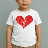 Broken Heart Anti Valentine Toddler T-Shirt thumb 2