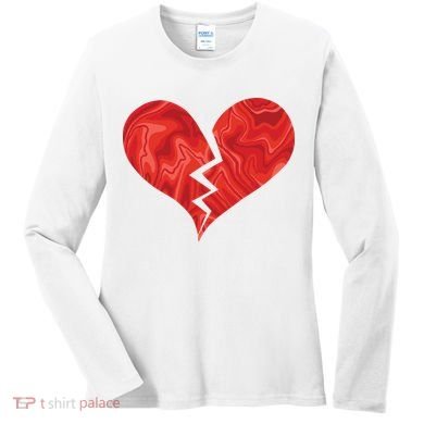 Broken Heart Anti Valentine Women's Long Sleeve Shirt