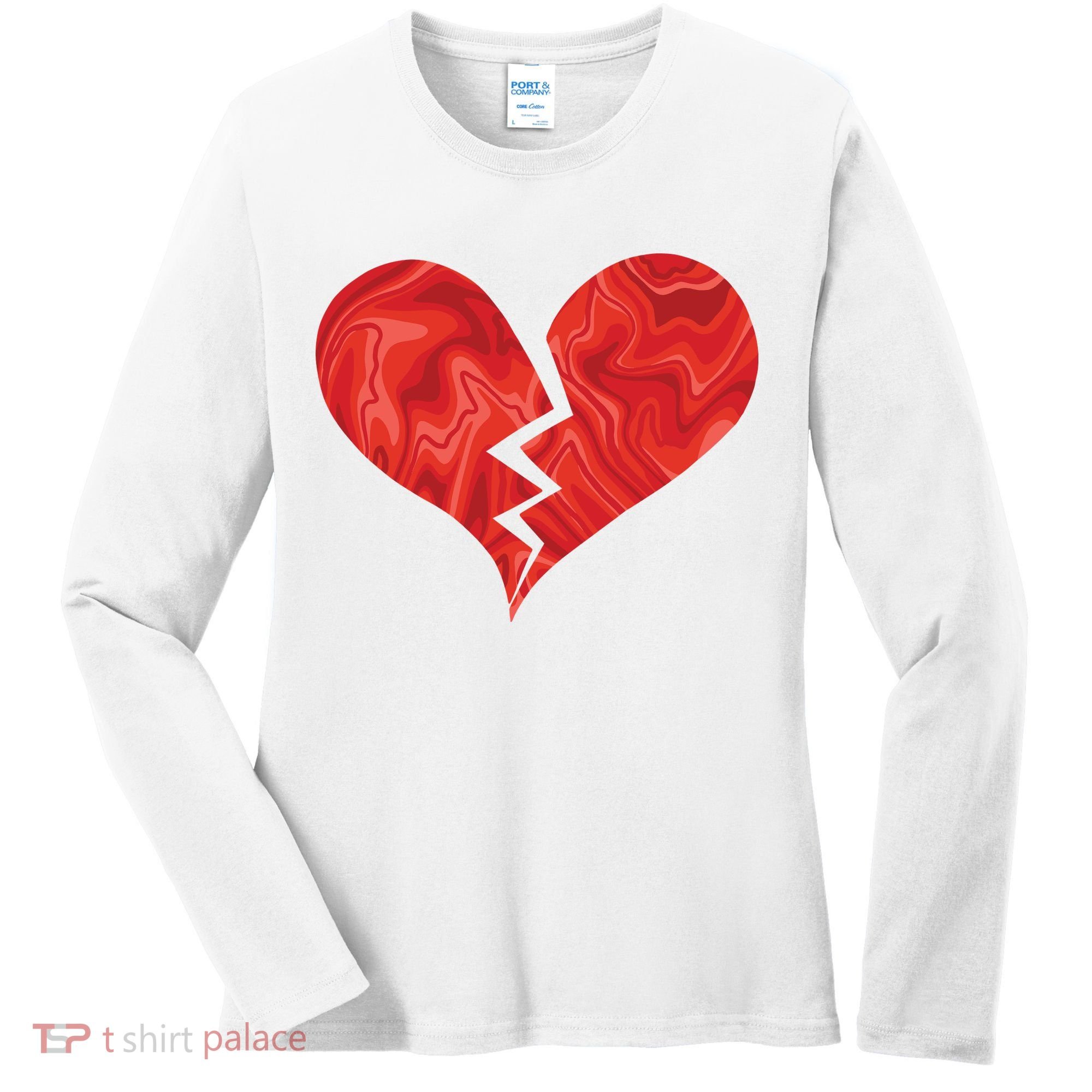 Broken Heart Anti Valentine Women's Long Sleeve Shirt