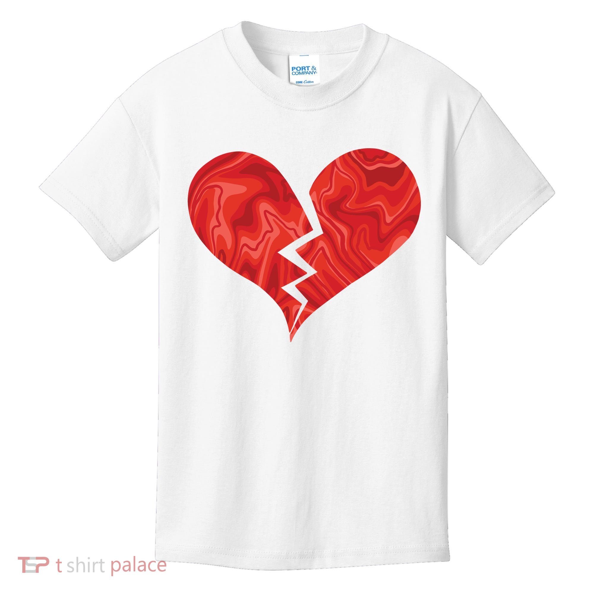 Broken Heart Anti Valentine Kids T-Shirt