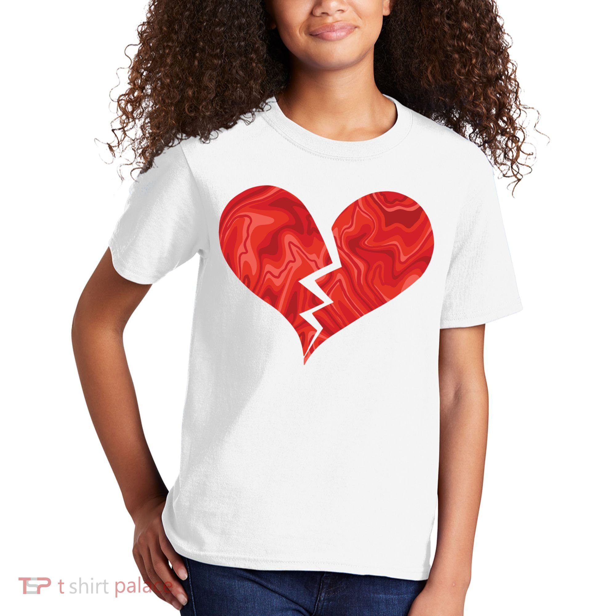 Broken Heart Anti Valentine Kids T-Shirt