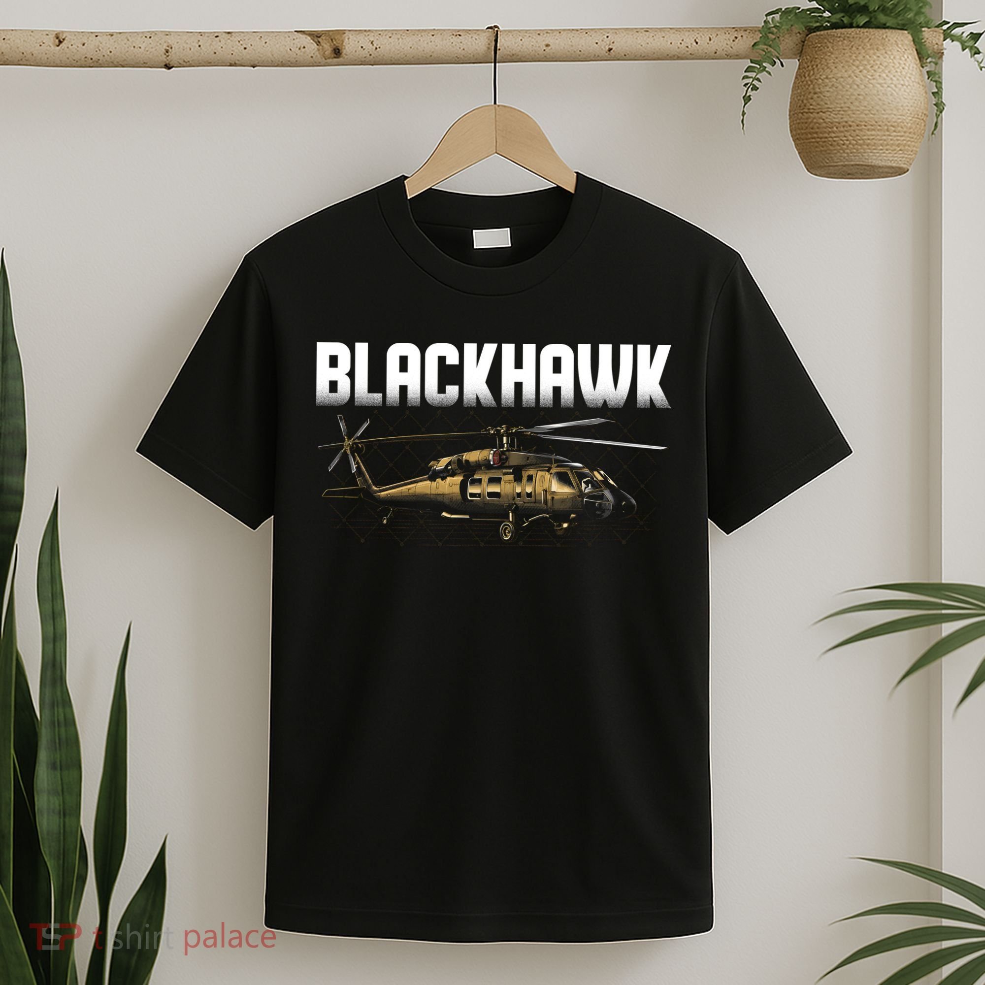 Blackhawk Helicopter Aircraft T-Shirt