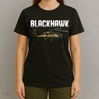 Blackhawk Helicopter Aircraft T-Shirt thumb 4
