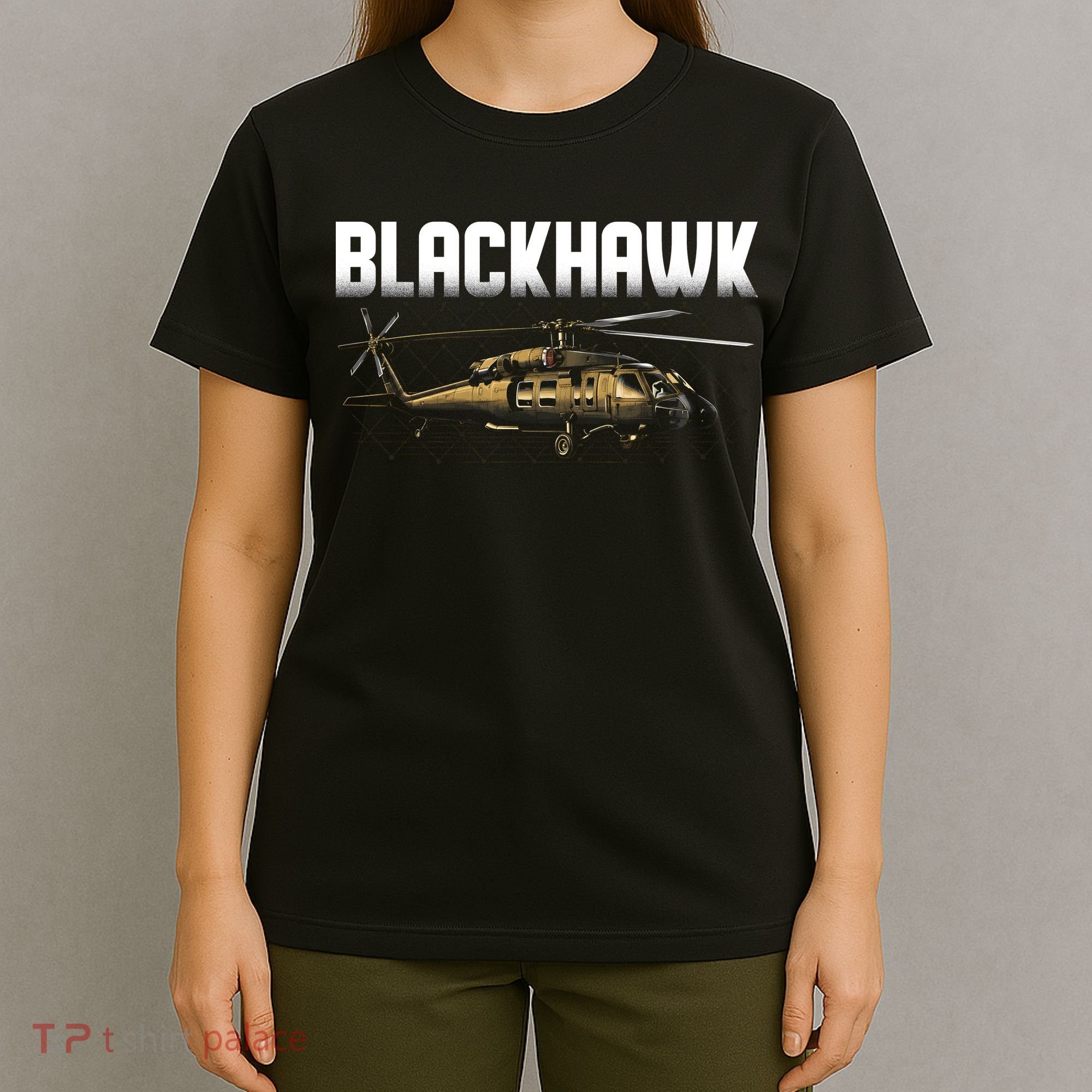 Blackhawk Helicopter Aircraft T-Shirt