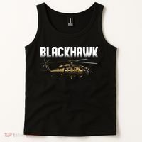 Blackhawk Helicopter Aircraft Tank Top thumb 2