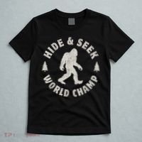 Bigfoot Hide And Seek World Champion Sasquatch Retro Vintage T-Shirt thumb 5