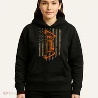 Bow Hunting American Flag Hunter Archery Tree Camouflage Hoodie thumb 5