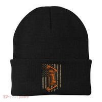 Bow Hunting American Flag Hunter Archery Tree Camouflage Beanie thumb 0