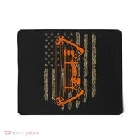 Bow Hunting American Flag Hunter Archery Tree Camouflage Mousepad thumb 0