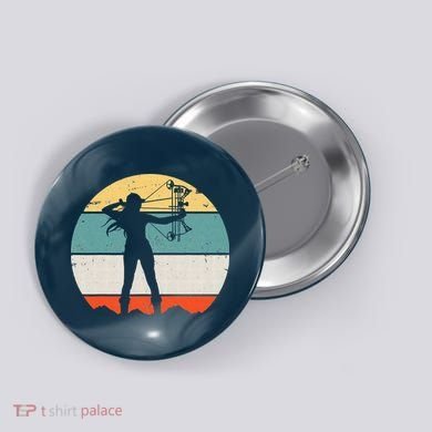 Bow Hunting Archery Button