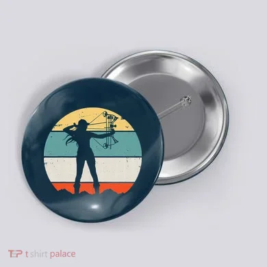 Bow Hunting Archery Button