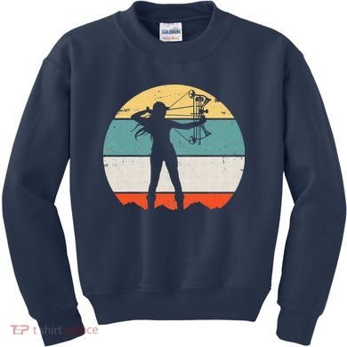Bow Hunting Archery Kids Sweatshirt